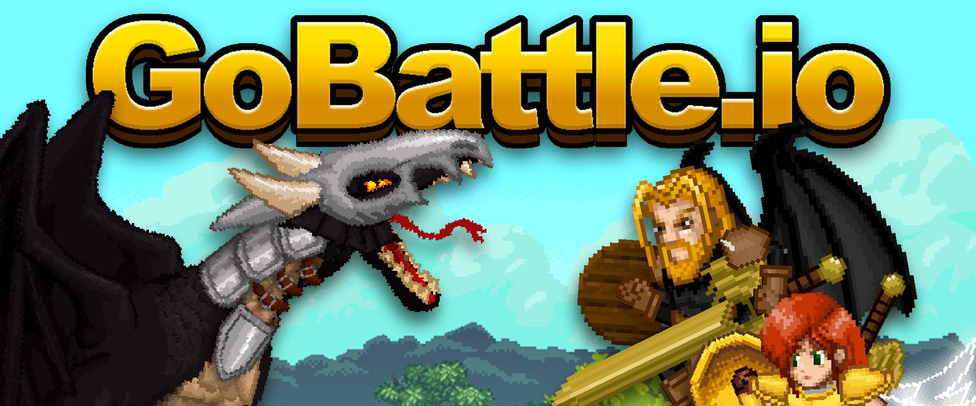 Discovery splash banner for GoBattle.io Official Discord server
