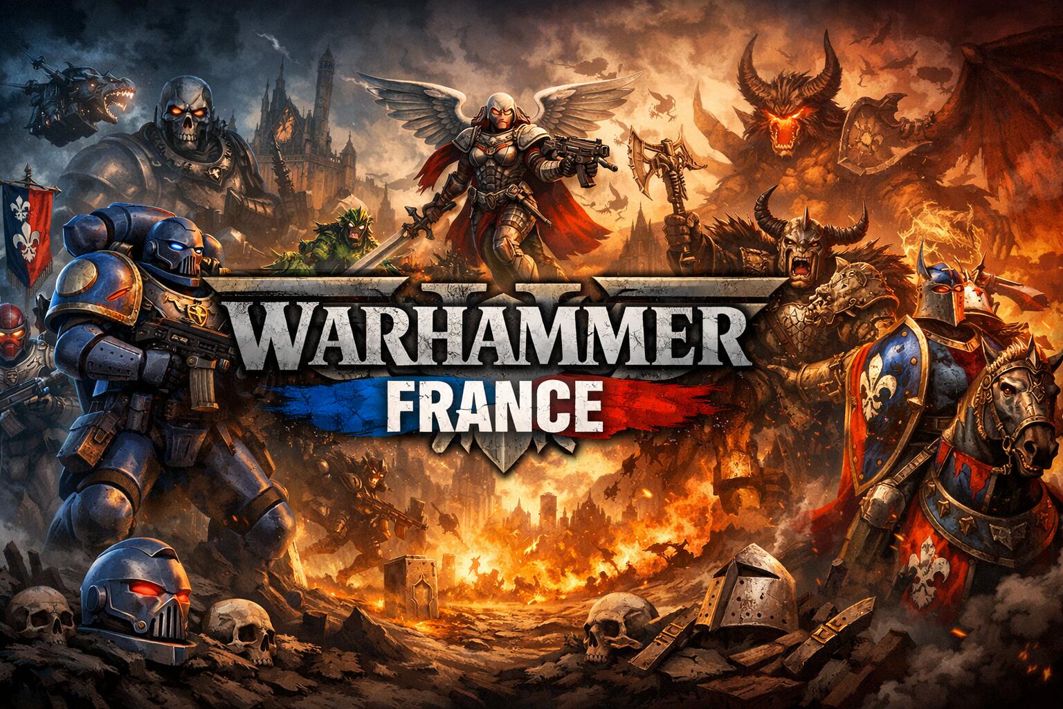 Discovery splash banner for Warhammer France 🍺 Discord server
