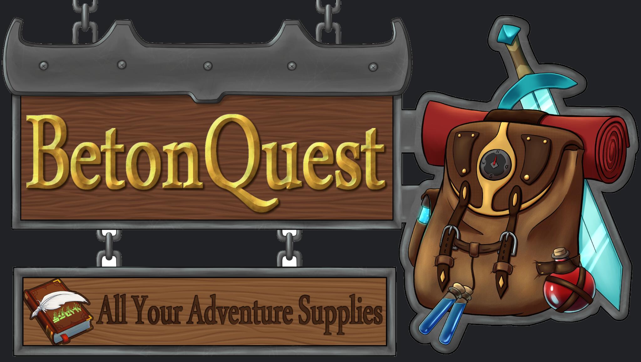 Discovery splash banner for BetonQuest Organisation Discord server