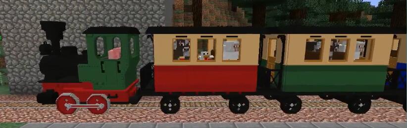 Discovery splash banner for TrainCarts / TeamBergerhealer Development Discord server