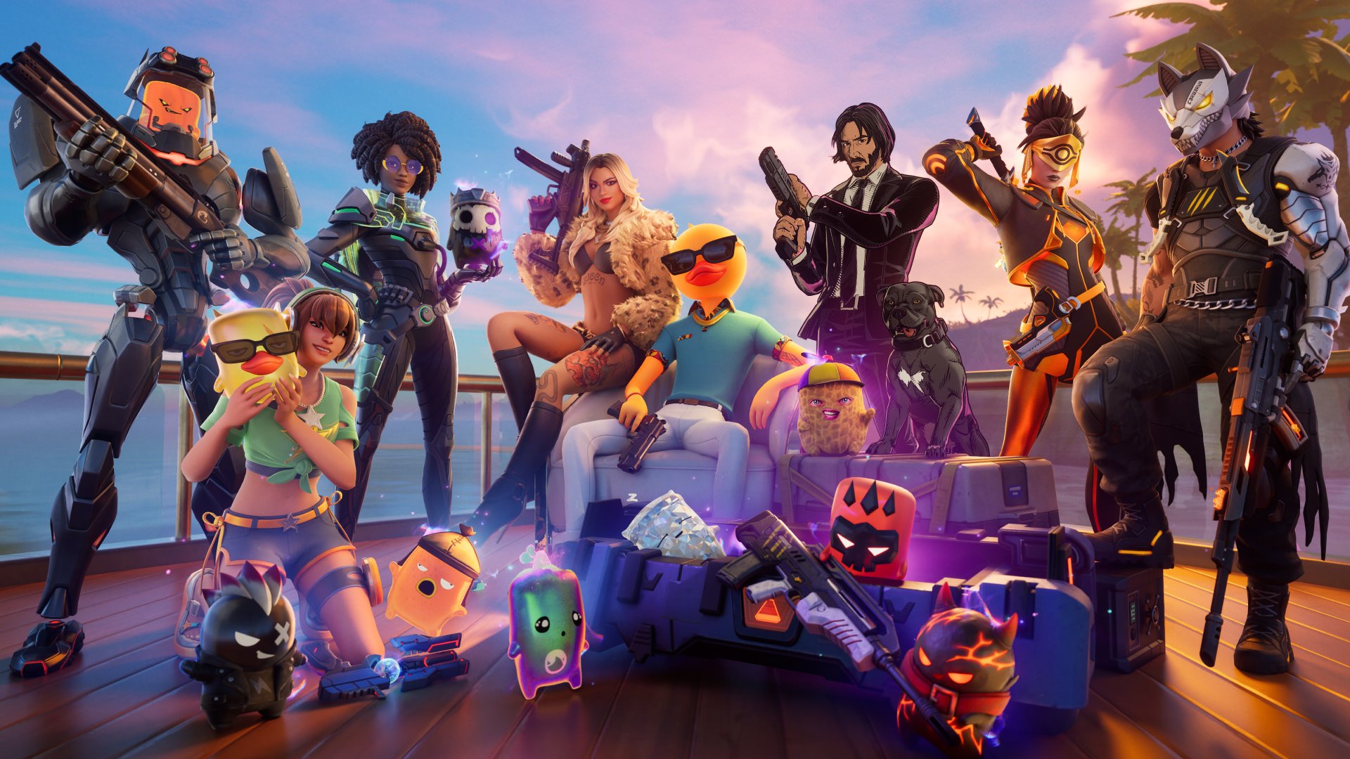Discovery splash banner for Magyar Fortnite Közösség Discord server