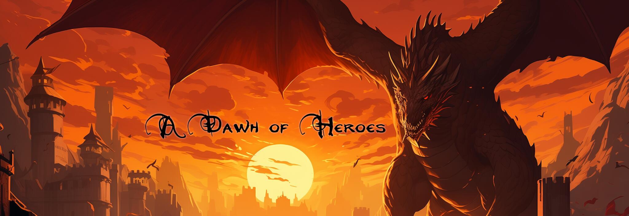 Discovery splash banner for A Dawn of Heroes: Nordock Discord server