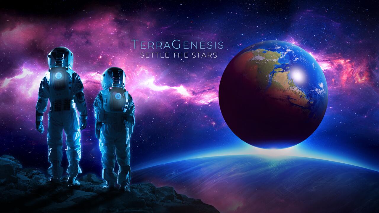 Discovery splash banner for TerraGenesis Discord server