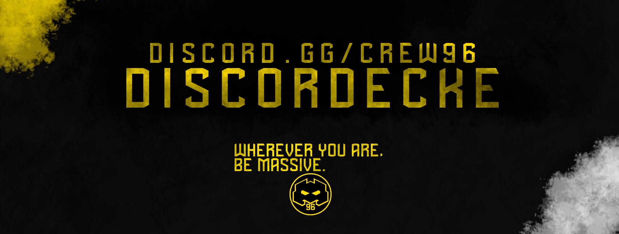 Discovery splash banner for DISCORDECKE - Columbus Crew and NWSL Discord server
