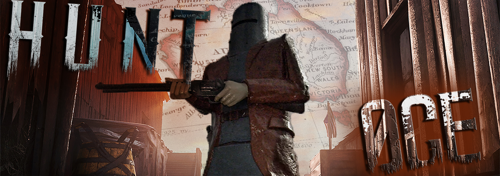 Discovery splash banner for Hunt: Showdown 1896 | OCE Discord server