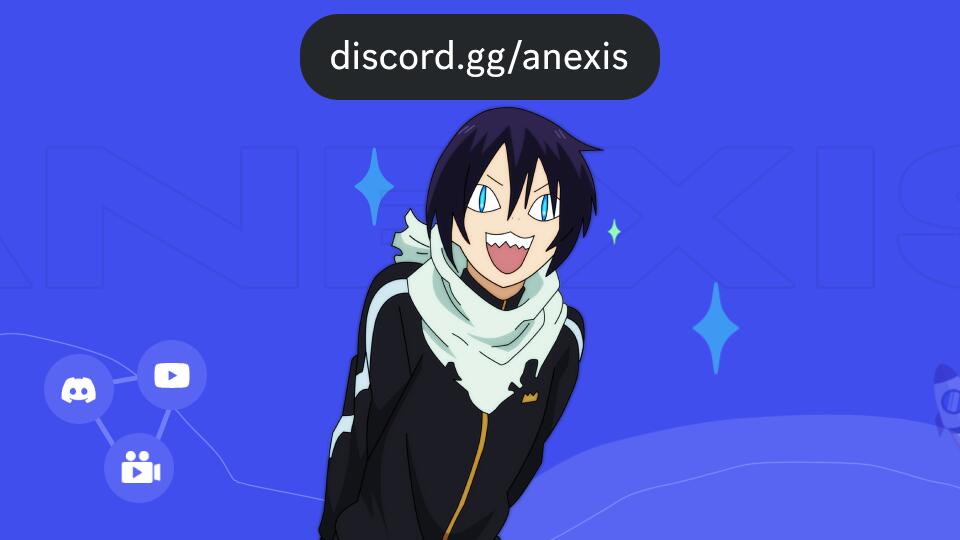 Discovery splash banner for Anexis's World Discord server