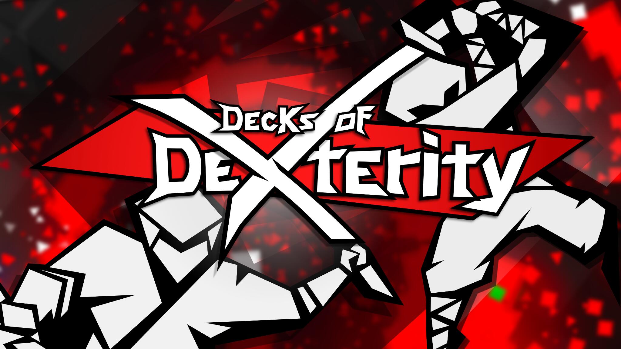 Discovery splash banner for Decks of Dexterity Discord server