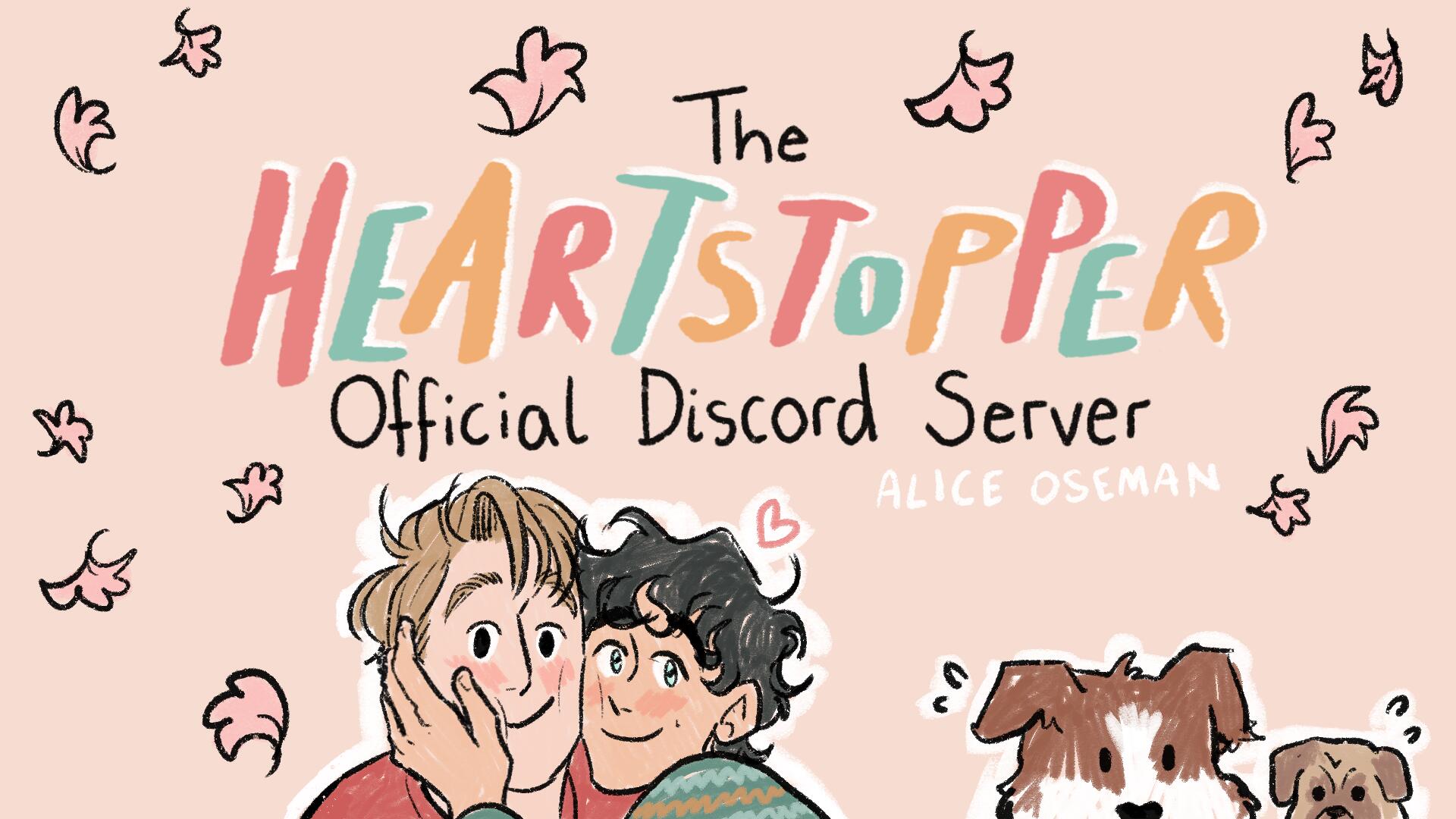 Discovery splash banner for Heartstopper Discord server