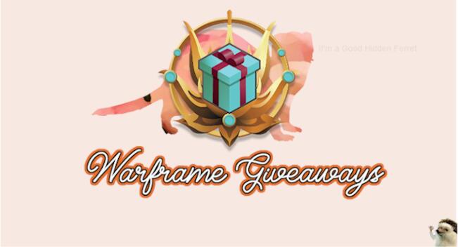 Discovery splash banner for Warframe Giveaways Discord server