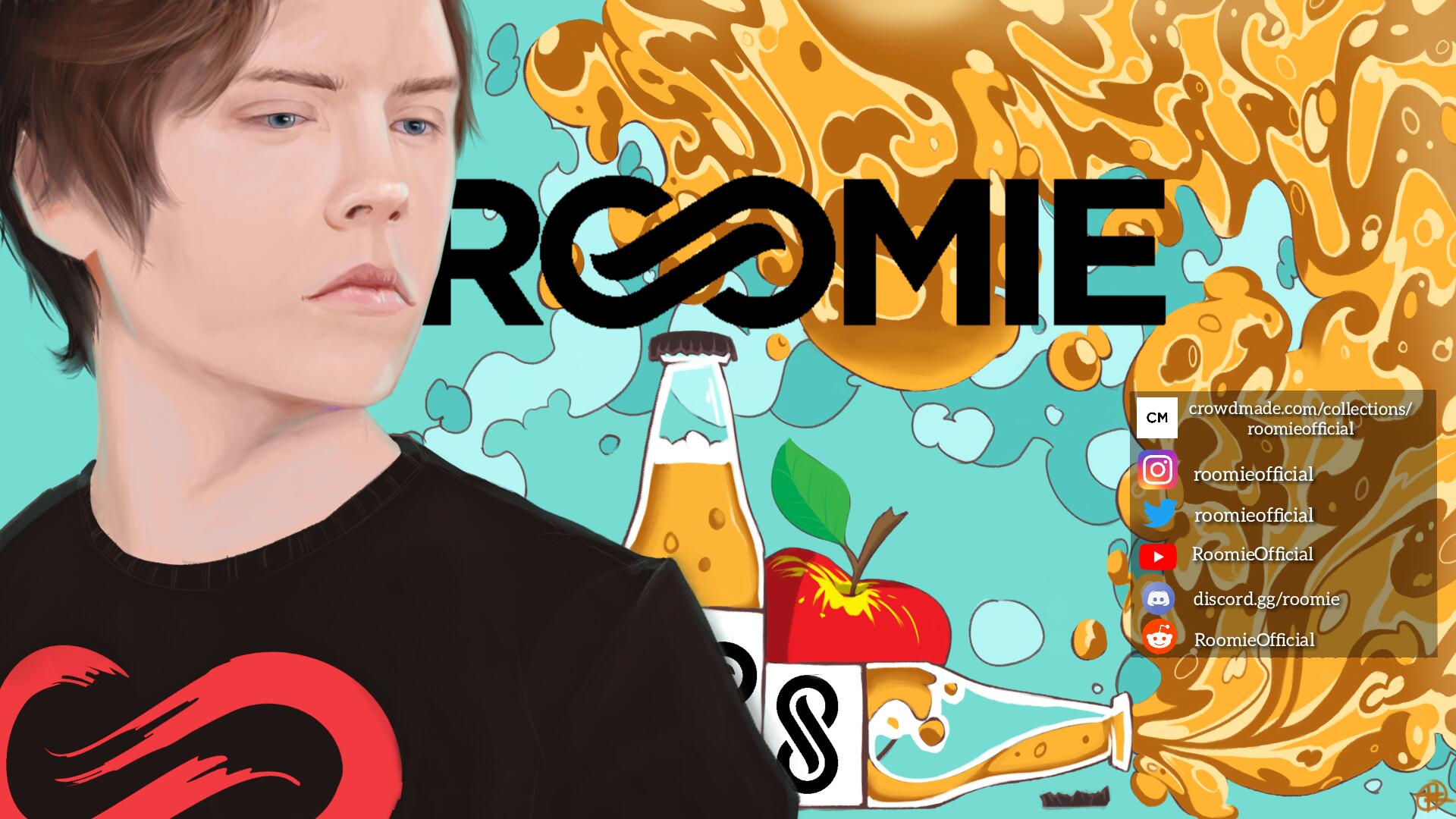 Discovery splash banner for RoomieOfficial Discord server