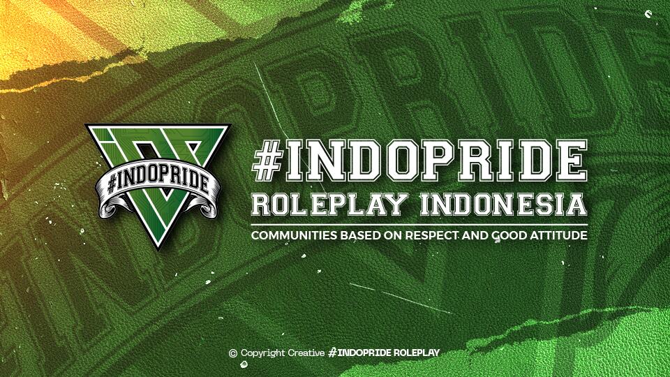 Discovery splash banner for #INDOPRIDE ROLEPLAY Discord server