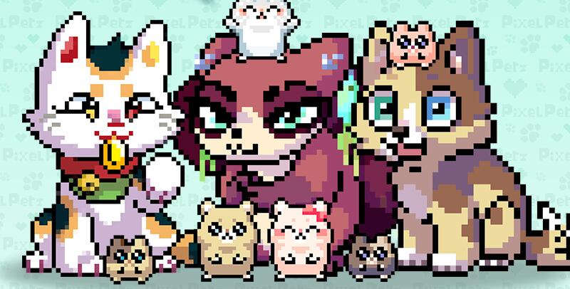Discovery splash banner for Pixel Petz Discord server