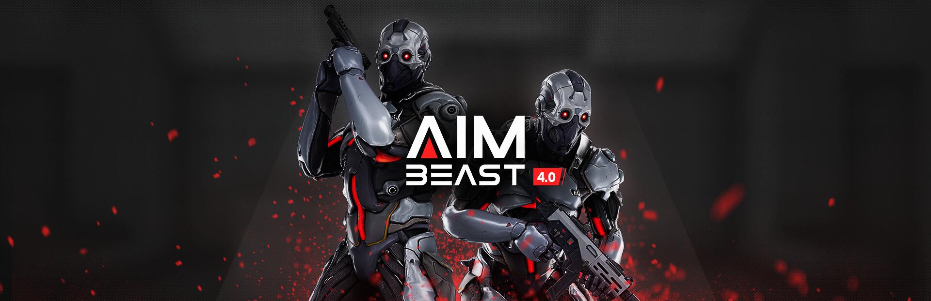 Discovery splash banner for Aimbeast Discord server