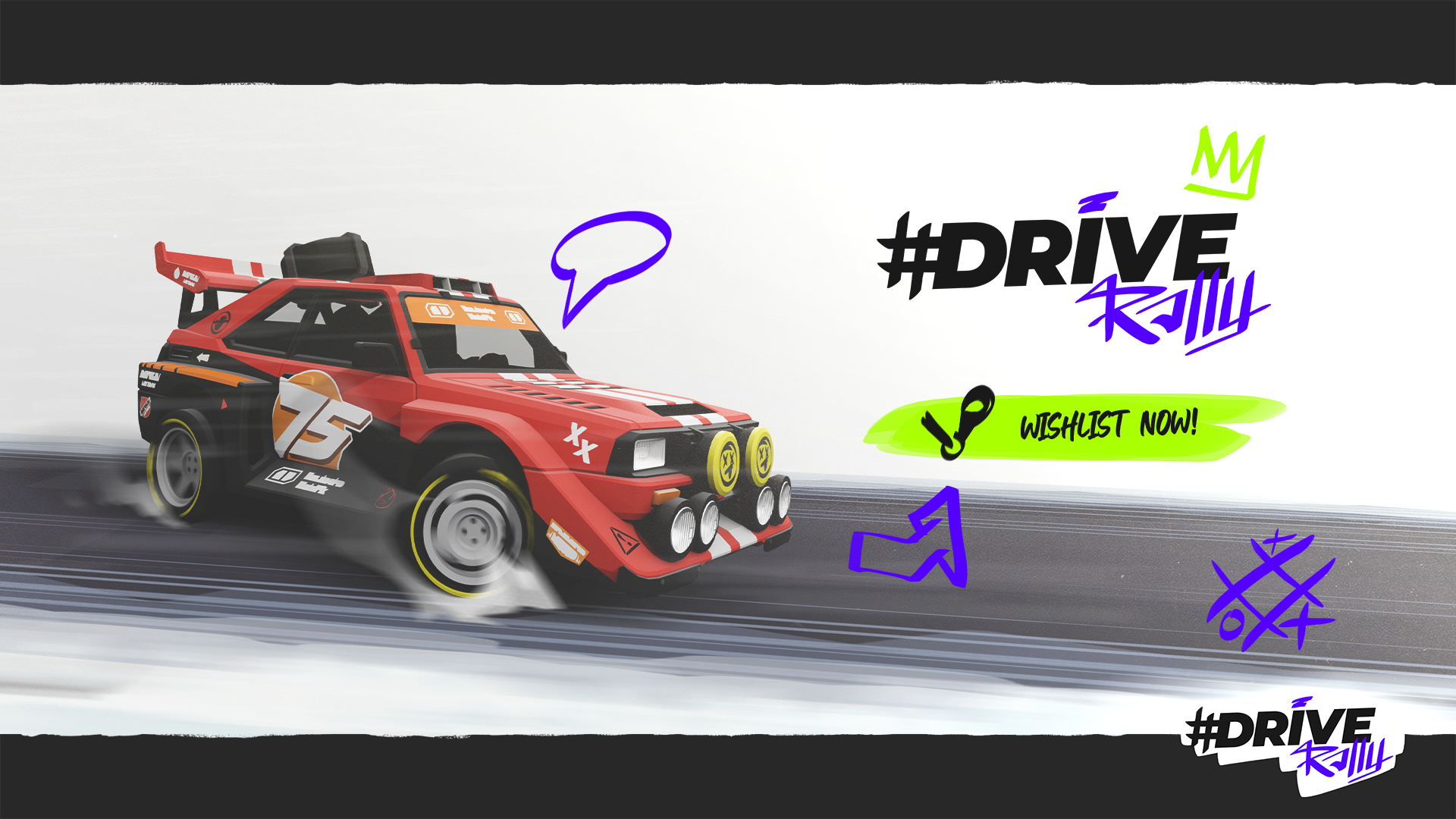 Discovery splash banner for #DRIVE Discord server