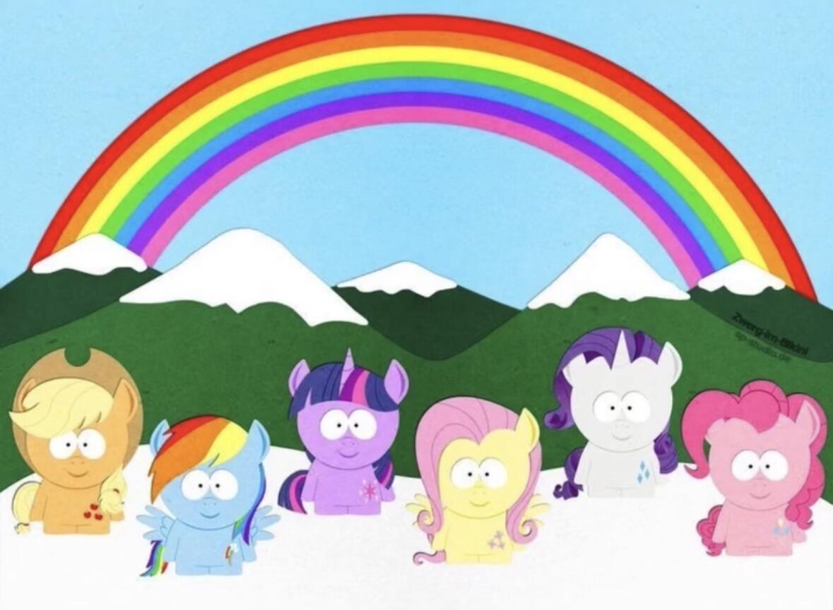 Discovery splash banner for Ponyville - good emoji and sticker Discord server