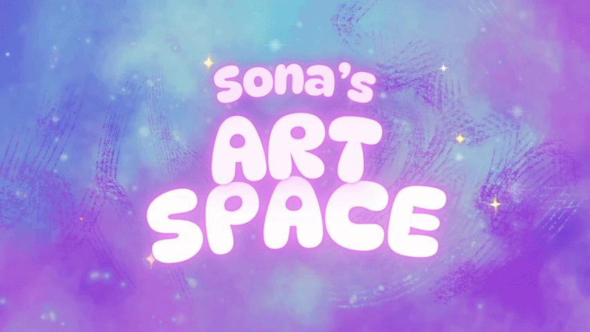 Discovery splash banner for 🎨Sona's Art Space Discord server