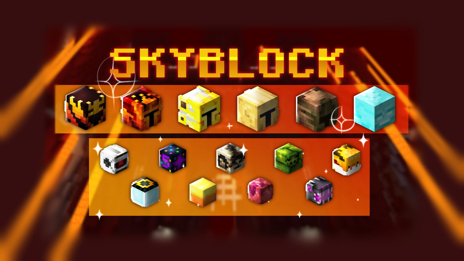 Discovery splash banner for SkyBlock Discord Discord server