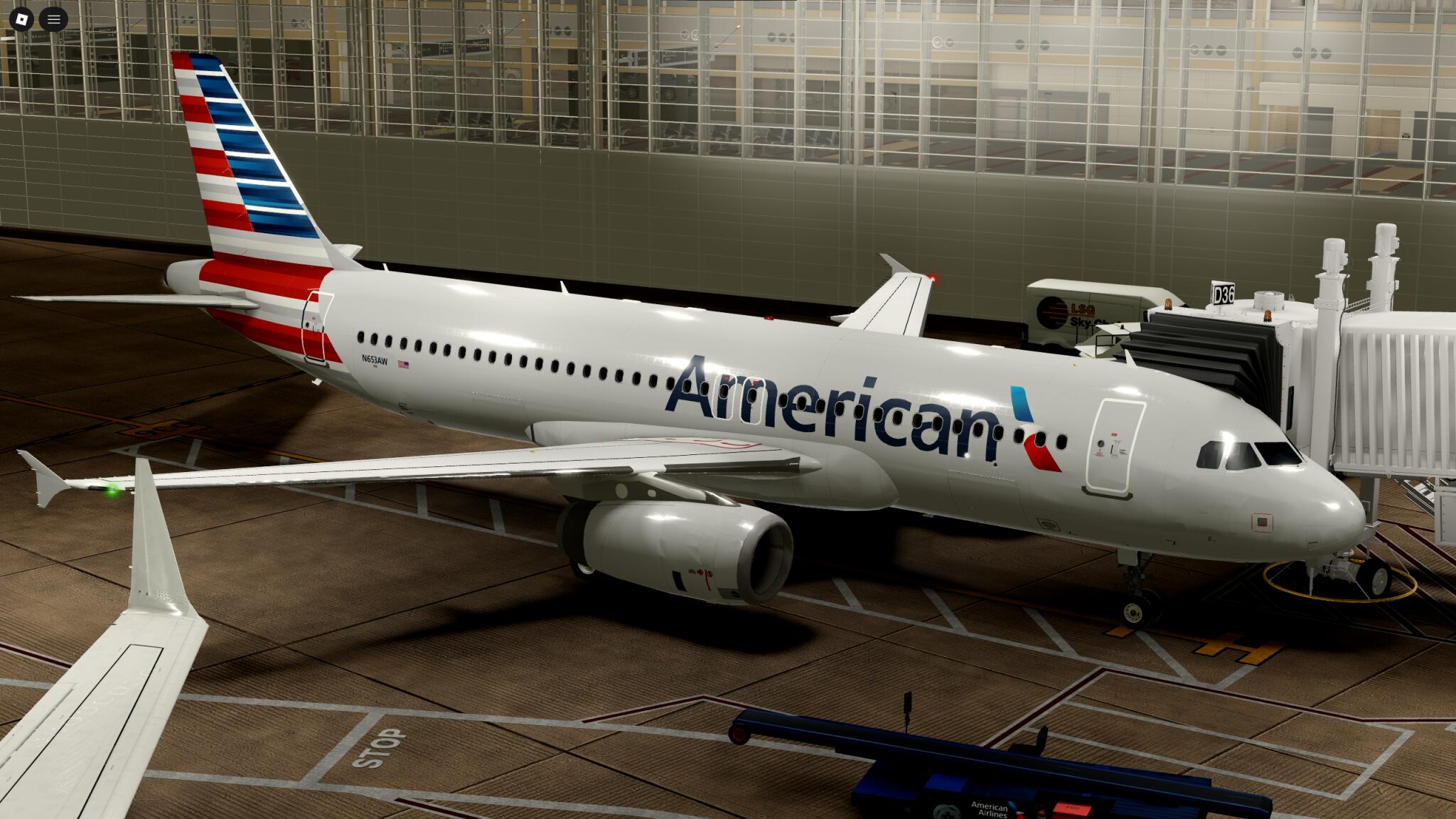 Discovery splash banner for American Airlines ROBLOX Discord server