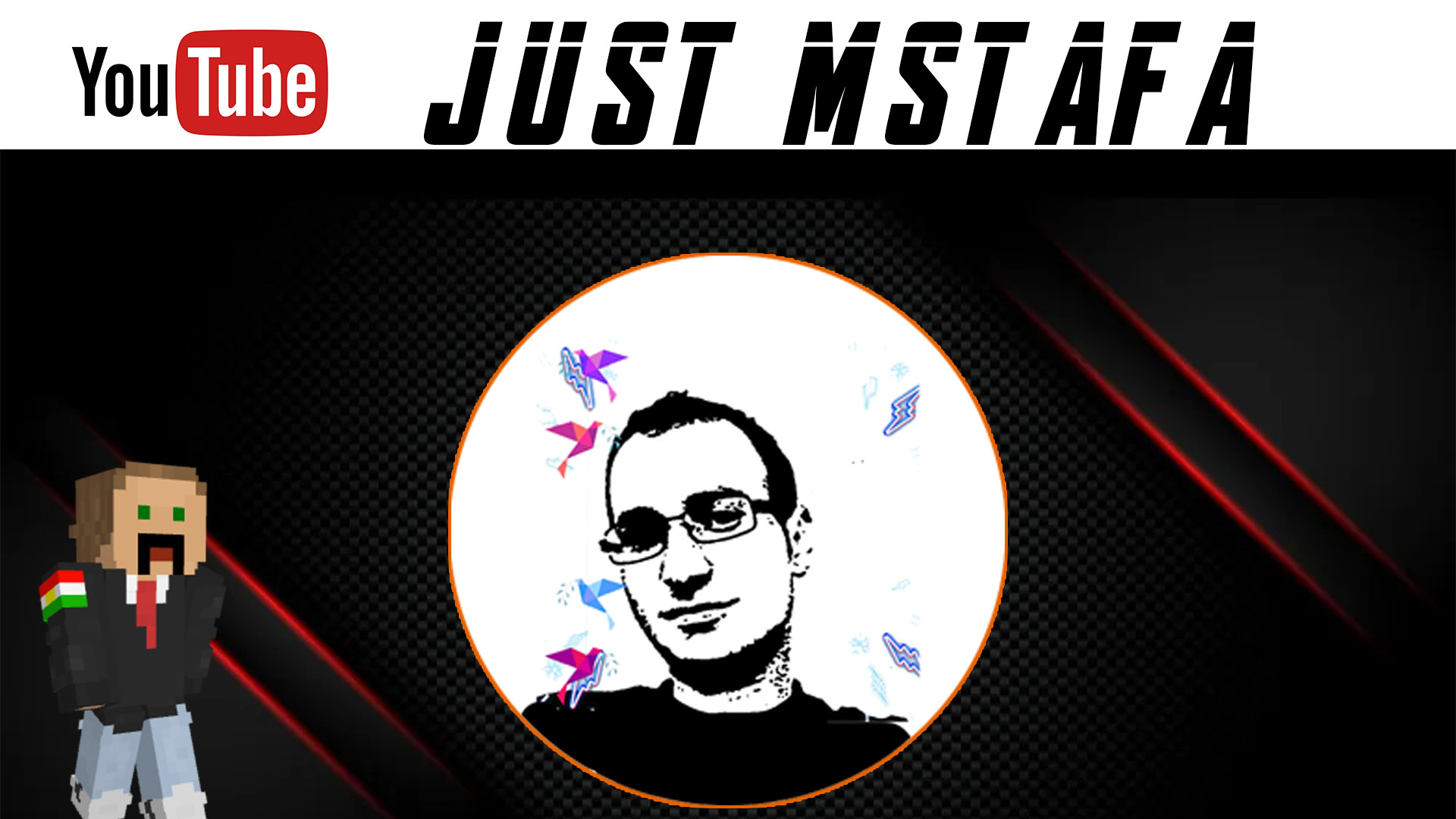 Discovery splash banner for JUST MSTAFA Discord server