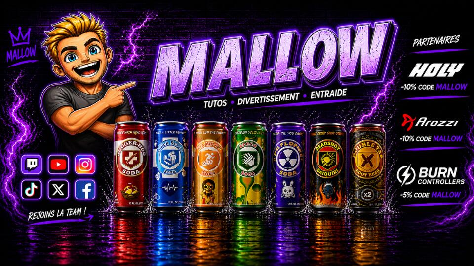 Discovery splash banner for Mallow Discord server