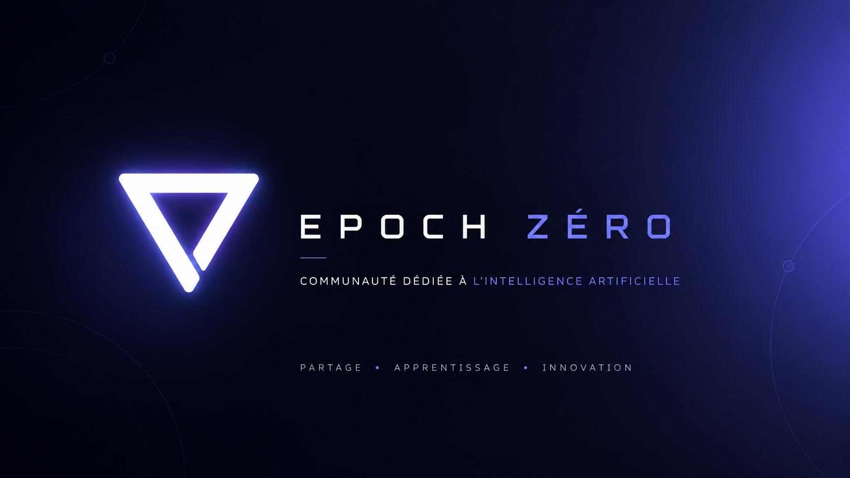 Discovery splash banner for Epoch Zéro Discord server