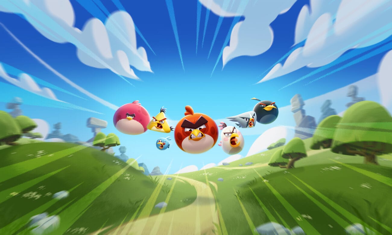 Discovery splash banner for Angry Birds Discord server