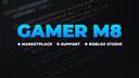Discovery splash banner for Gamer M8 YT Discord server