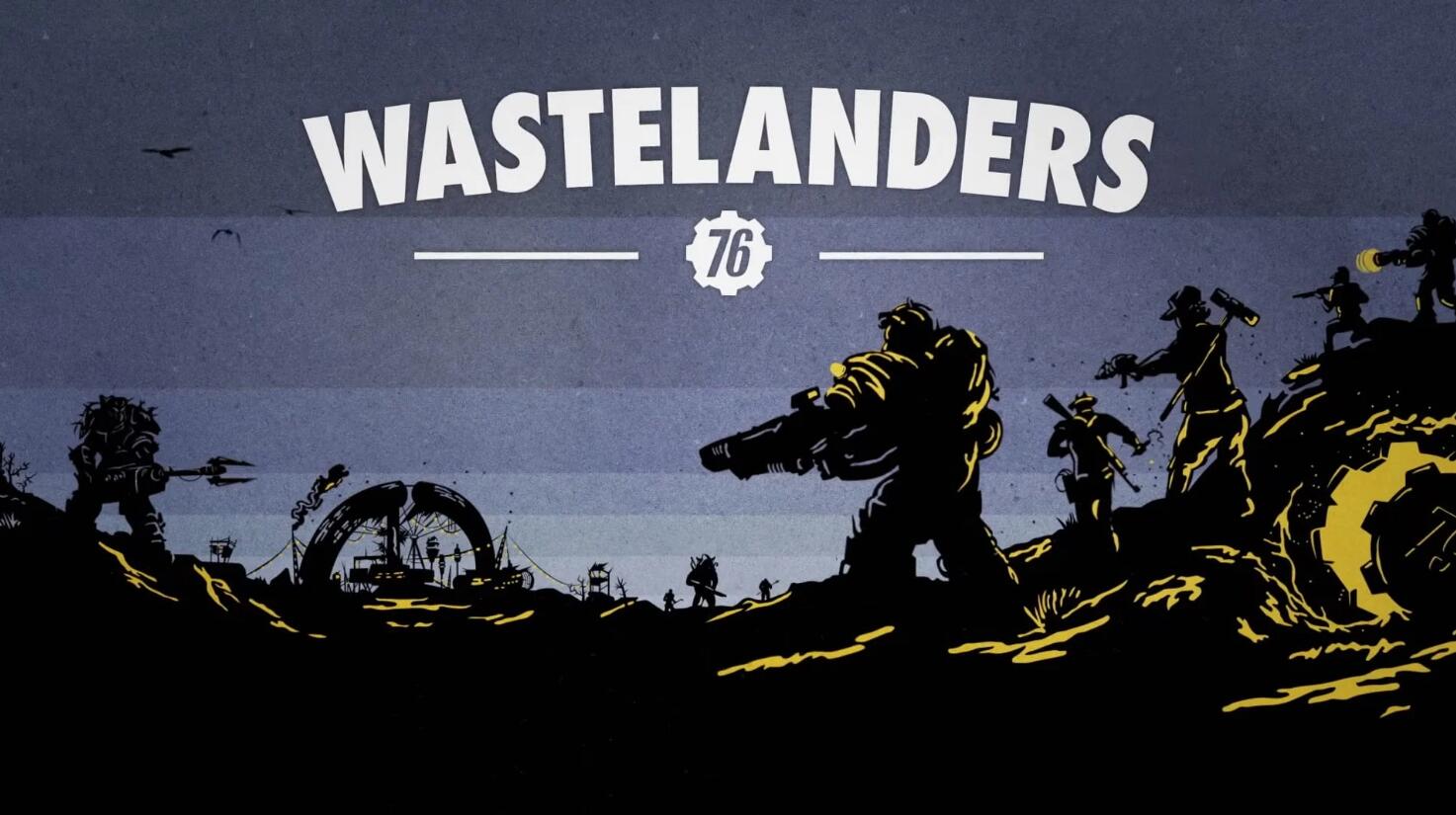 Discovery splash banner for Wastelanders 76 Discord server