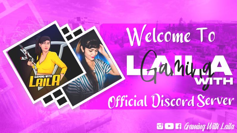 Discovery splash banner for GAMING WITH LAILA Discord server