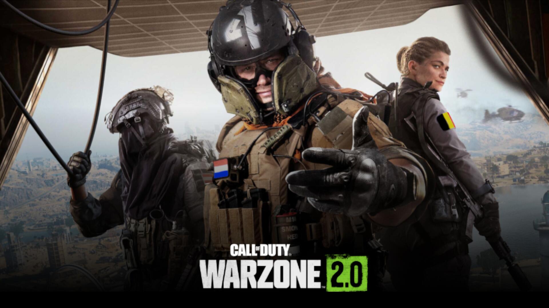 Discovery splash banner for COD Warzone NL/BE Discord server