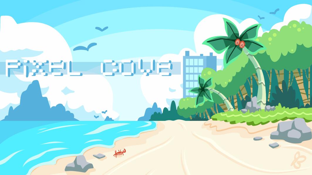 Discovery splash banner for Pixel Cove Discord server