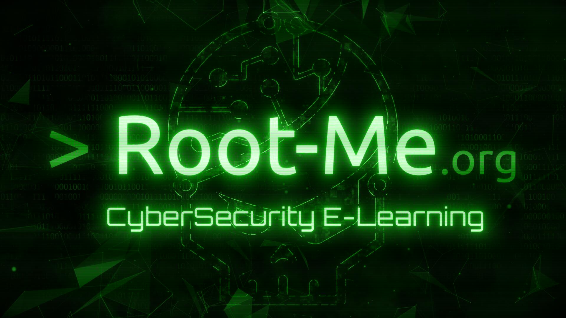 Discovery splash banner for Root-Me Discord server
