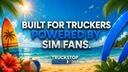 Discovery splash banner for TruckStopRadio 📻 Discord server