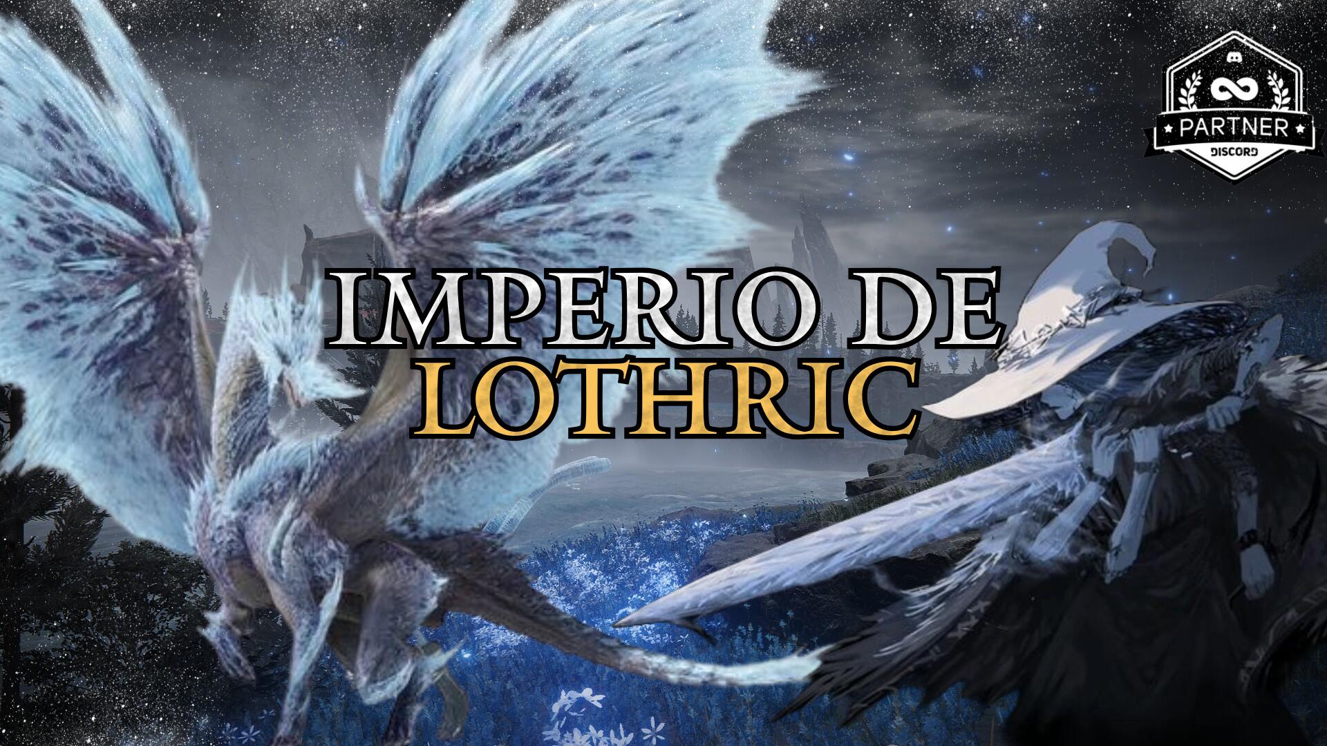 Discovery splash banner for Imperio de Lothric Discord server