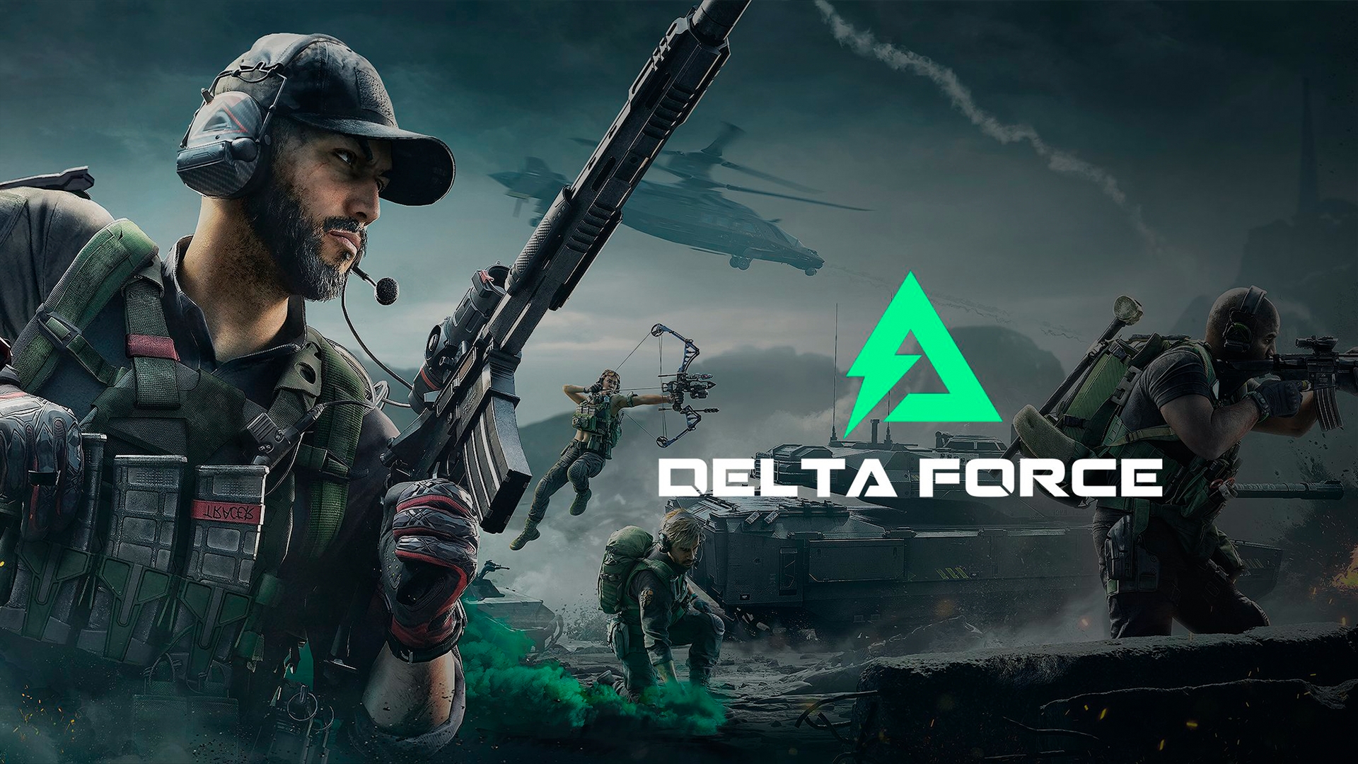 Discovery splash banner for Delta Force - Deutsch Discord server