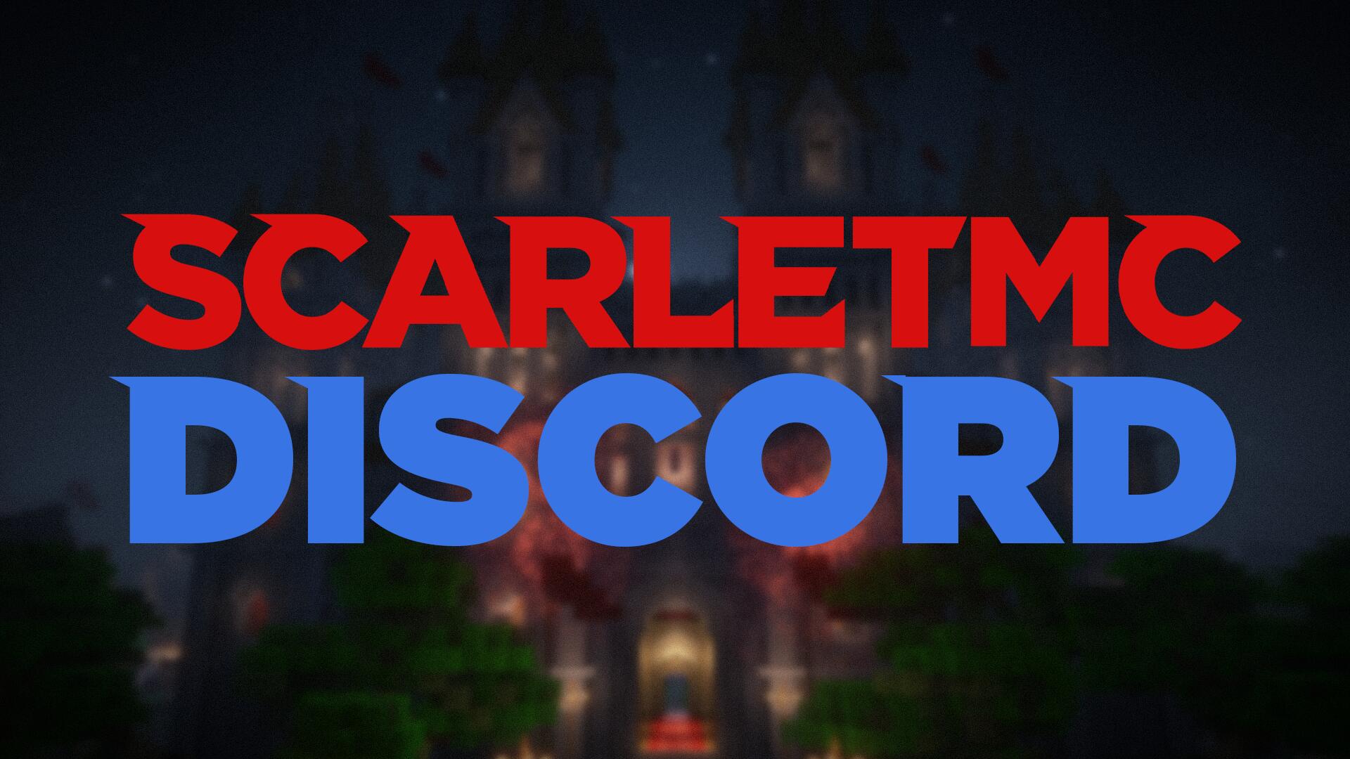 Discovery splash banner for ScarletMC Discord server