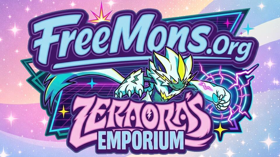 Discovery splash banner for Zeraora's Emporium Discord server