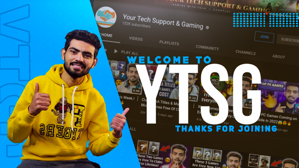 Discovery splash banner for YTSG Official Discord server