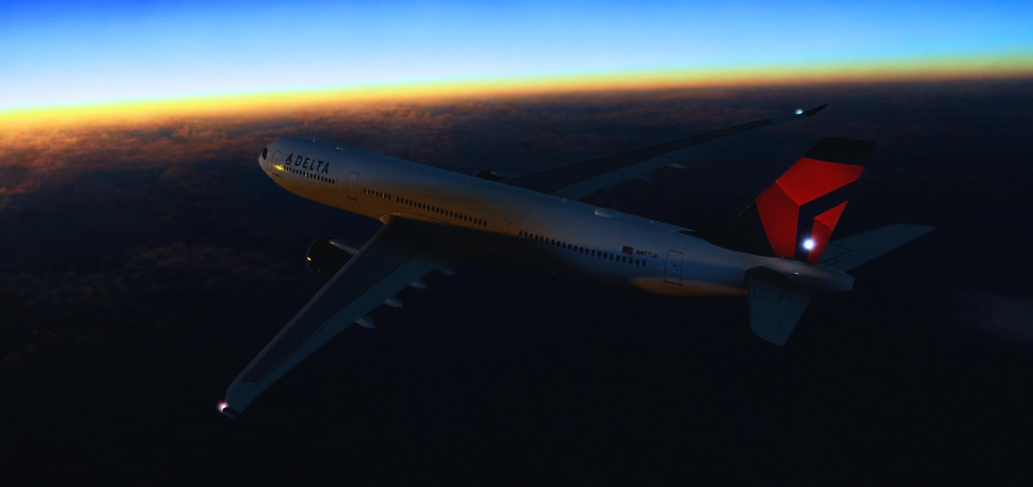 Discovery splash banner for Delta Air Lines Discord server