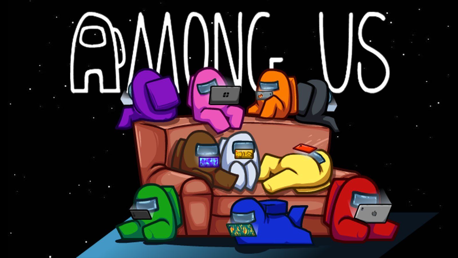 Discovery splash banner for ⭐Among Us⭐ Discord server