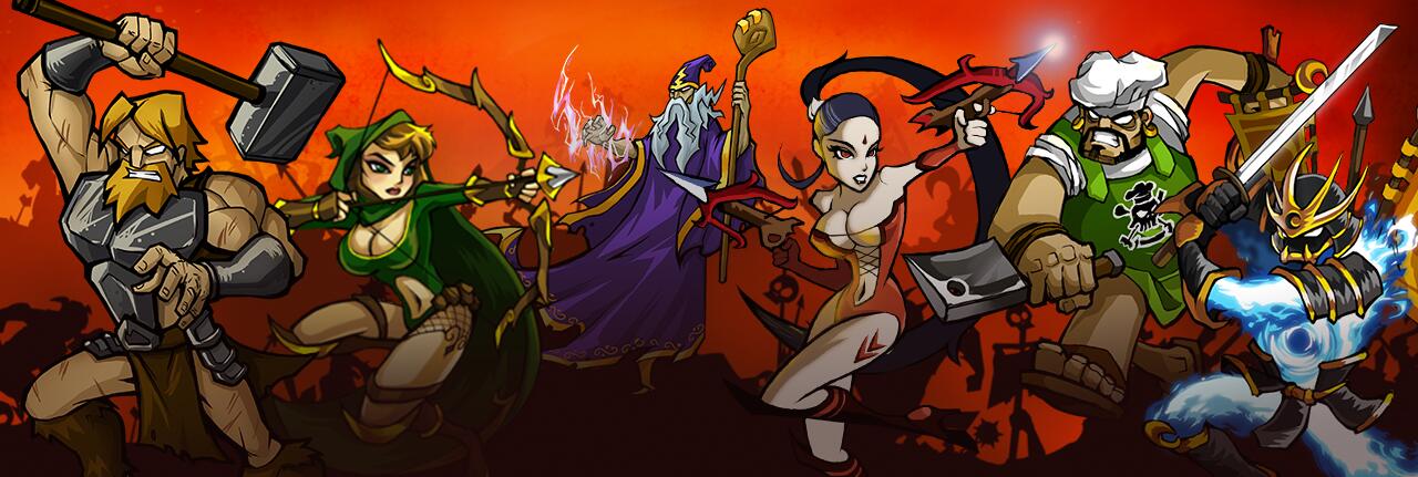 Discovery splash banner for Dungeon Rampage Discord server