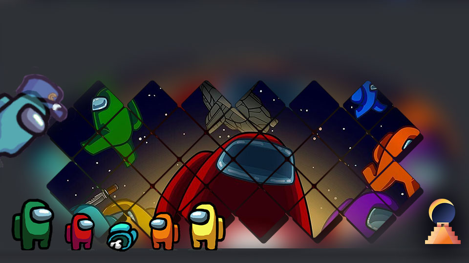 Discovery splash banner for Among Us - Deutsch - Zenial.net Discord server