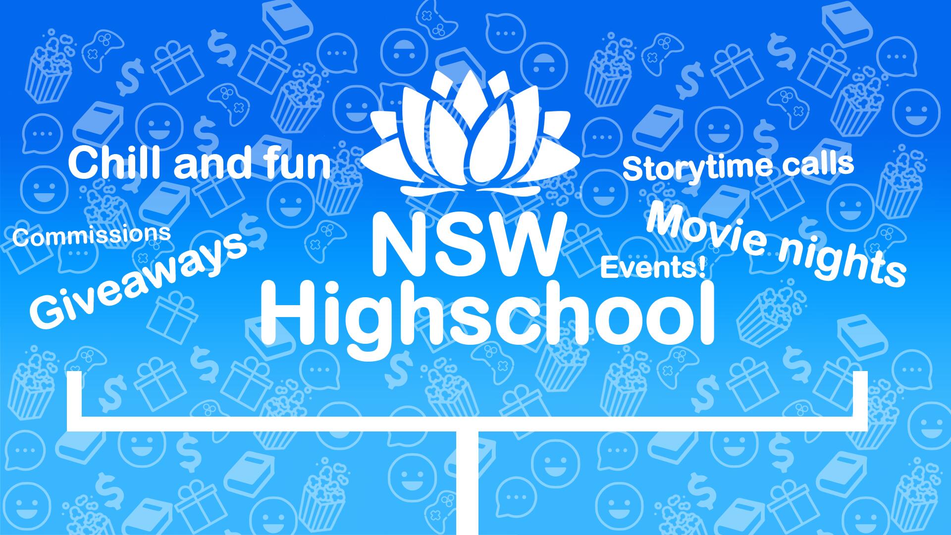 Discovery splash banner for NSW Highschools Discord server