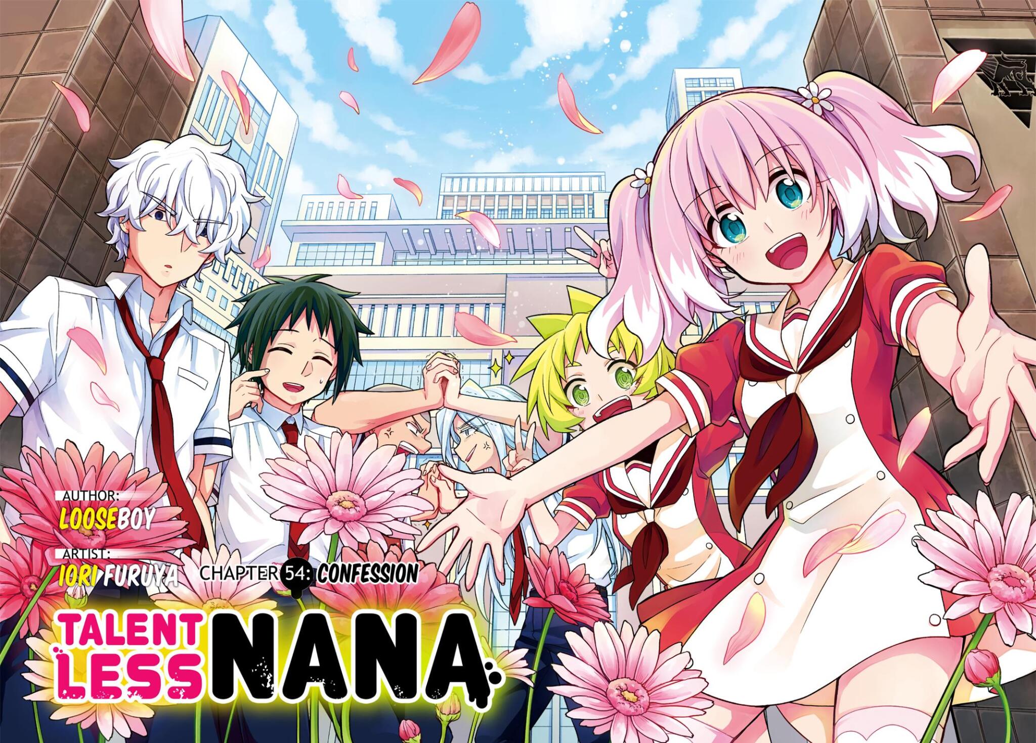 Discovery splash banner for Talentless Nana Discord server