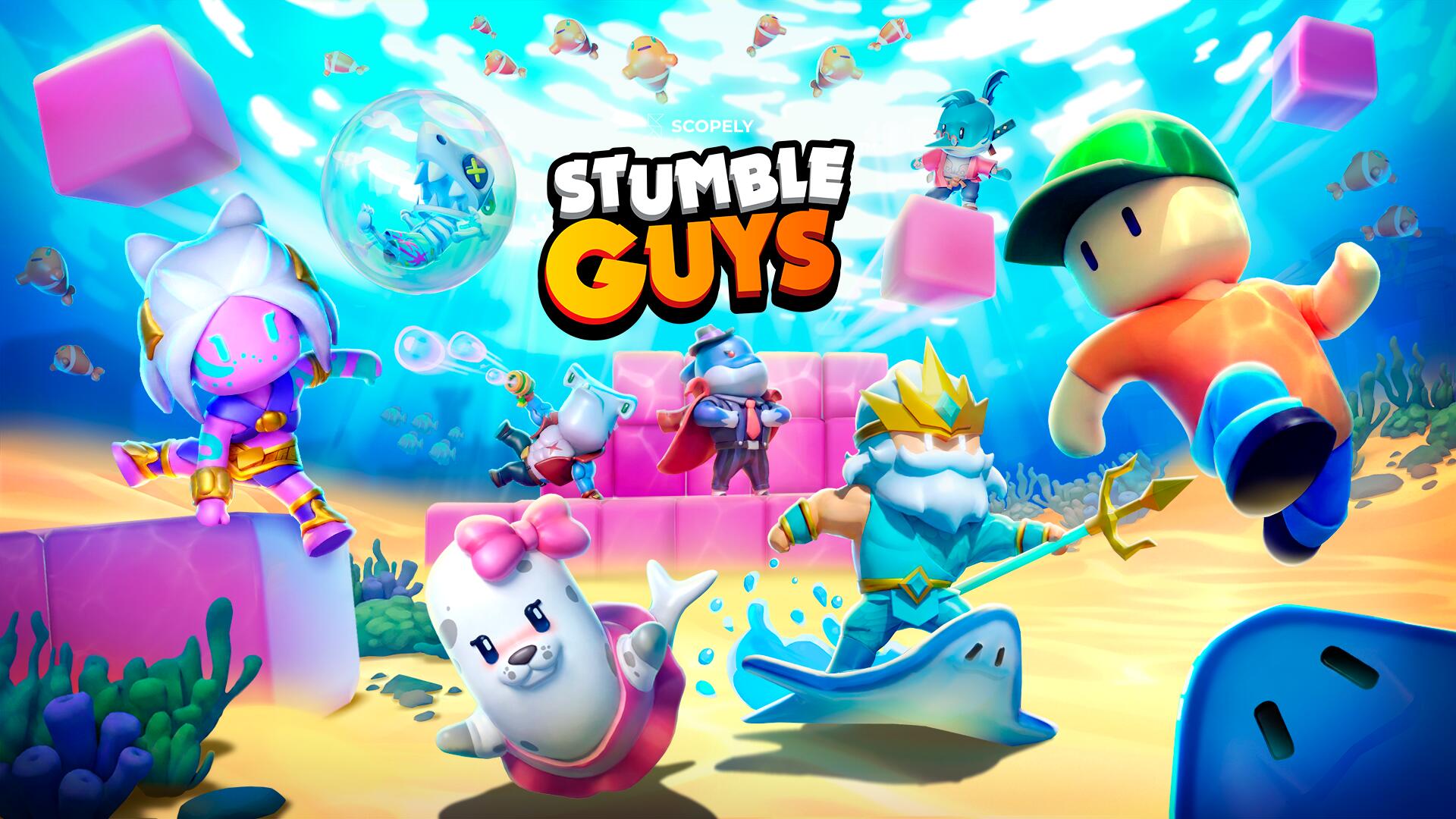 Discovery splash banner for Stumble Guys Discord server