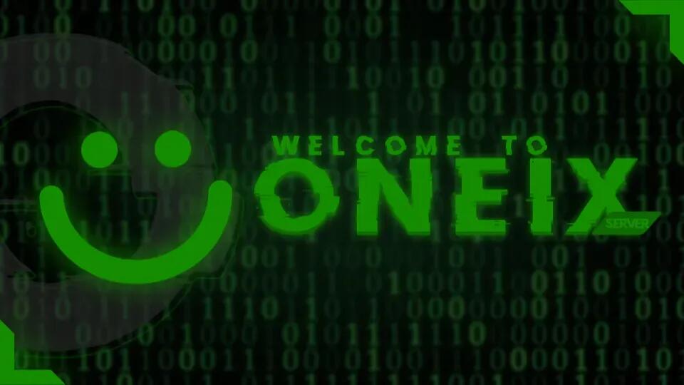 Discovery splash banner for Oneix Community Discord server