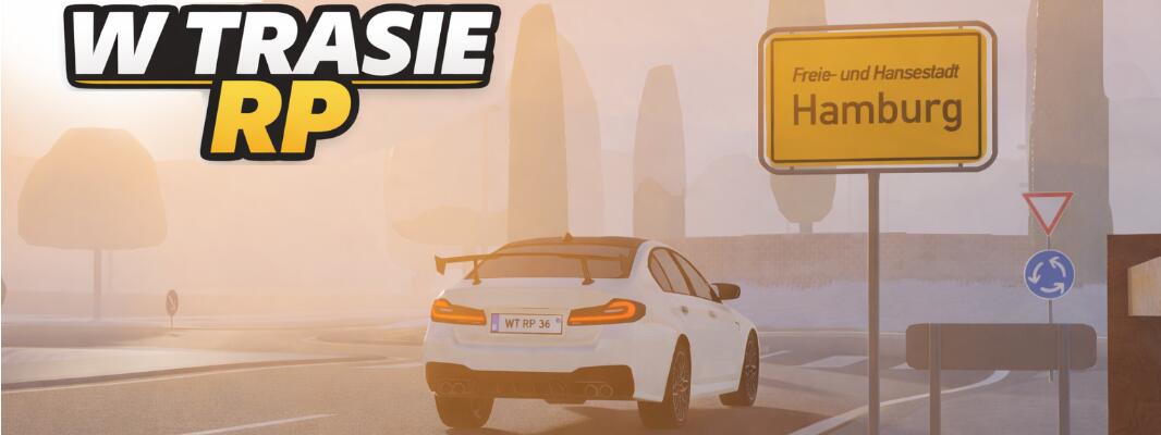 Discovery splash banner for W Trasie RP Discord server