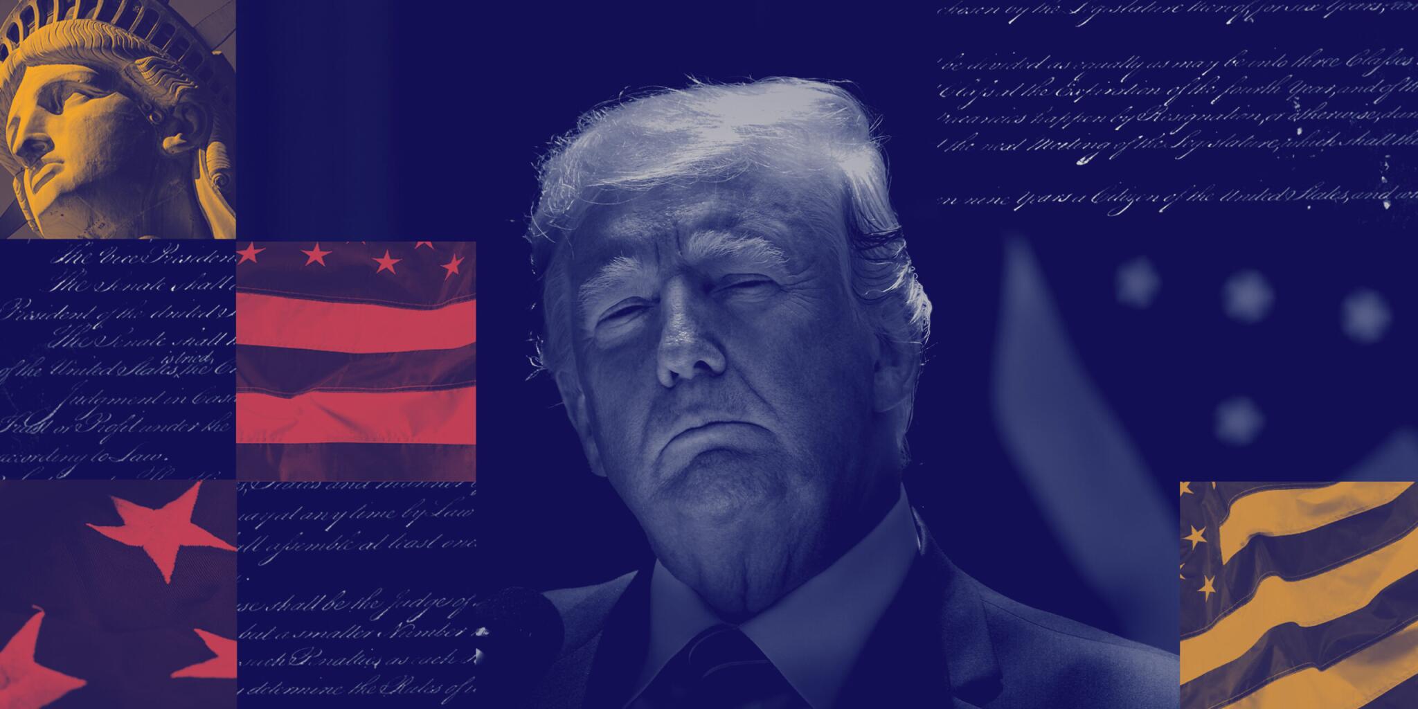 Discovery splash banner for Trump | Politics & Debate Discord server