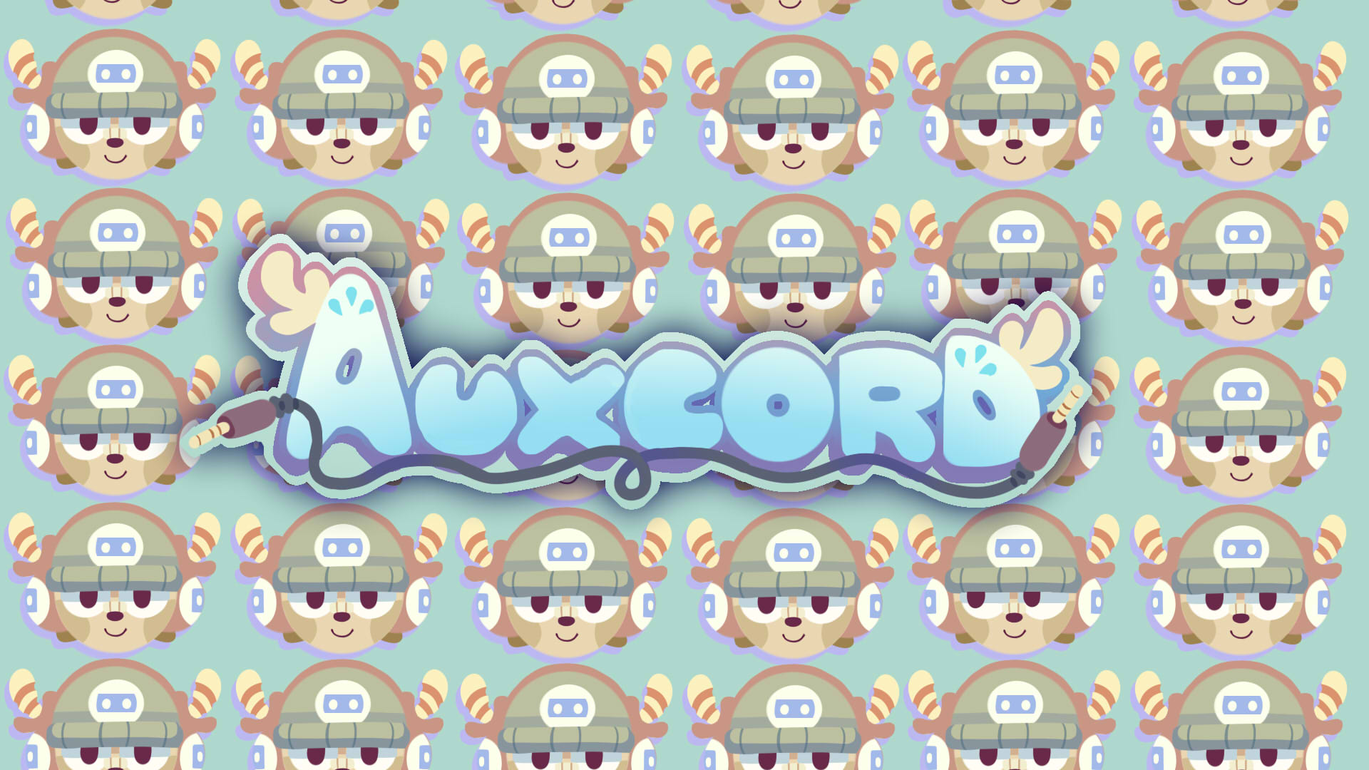 Discovery splash banner for Auxcord Discord server