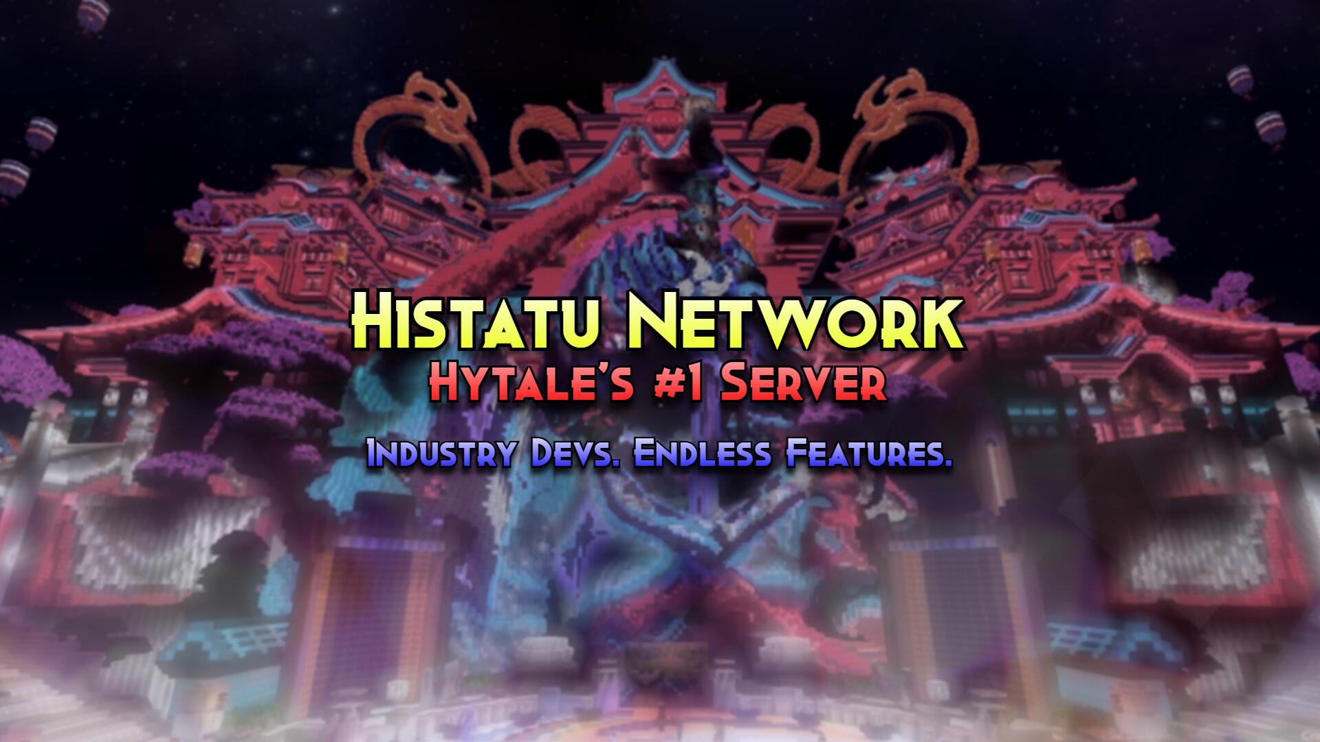 Discovery splash banner for Histatu Network Discord server